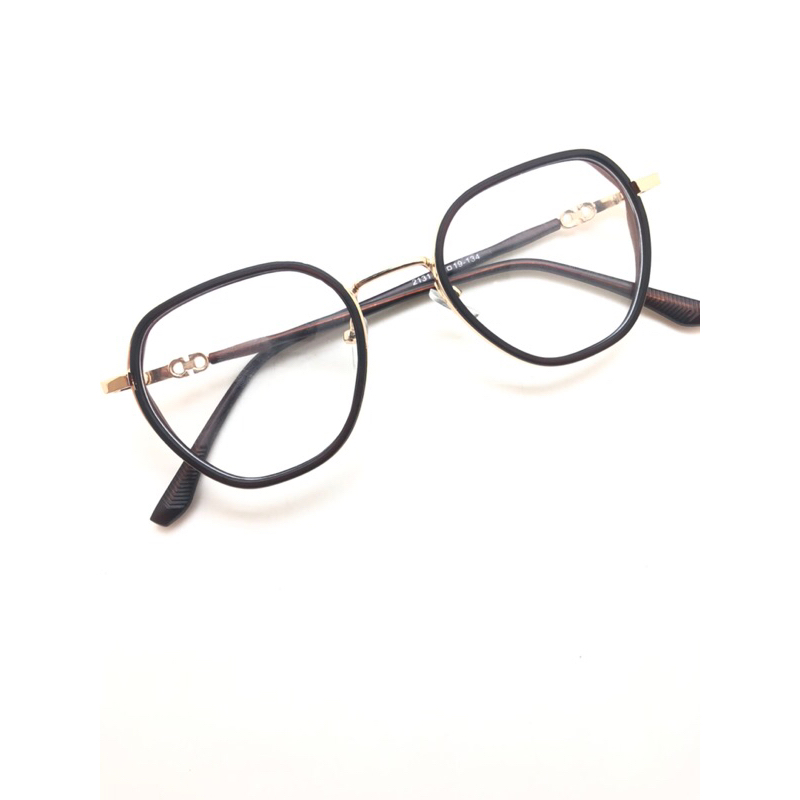 Kacamata Fashion Segi Lapis Besi Nosepad Photocromic 2131 ab