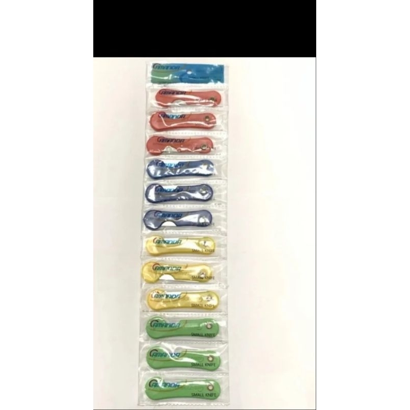 

(12pcs) Pisau Lipat renteng silet Cutter kecil pisau lipat cutter lipat