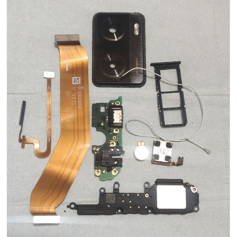 FX FLEXIBLE MB PCB CAS ANTENA SPEAKER SIM OPPO A57 2022 ORI COPOTAN SECOND