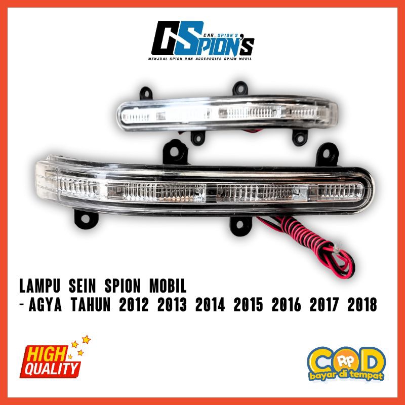 Lampu sein spion Agya Tahun 2012 2013 2014 2015 2016 2017 2018 Sein mobil Agya