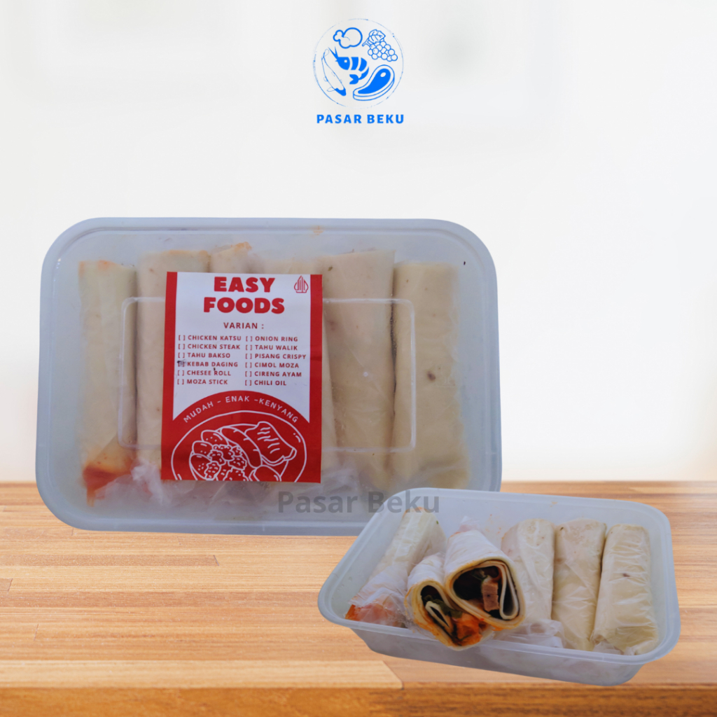 

Kebab Isi Daging 6pcs 305gr Easy Chicken Pasar Beku Padang