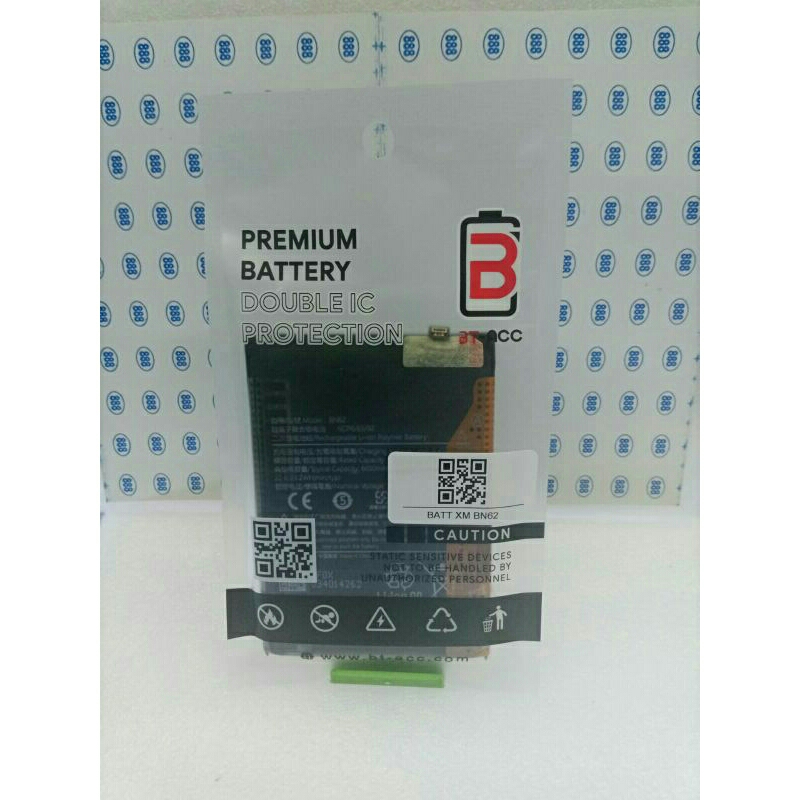 BATERAI XIAOMI REDMI 9T BN62 POCO M3 BN 62 DOUBLE IC ORI
