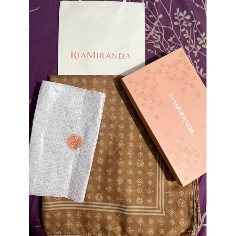 ❌SOLD❌Preloved RiaMiranda Monogram Jacquard