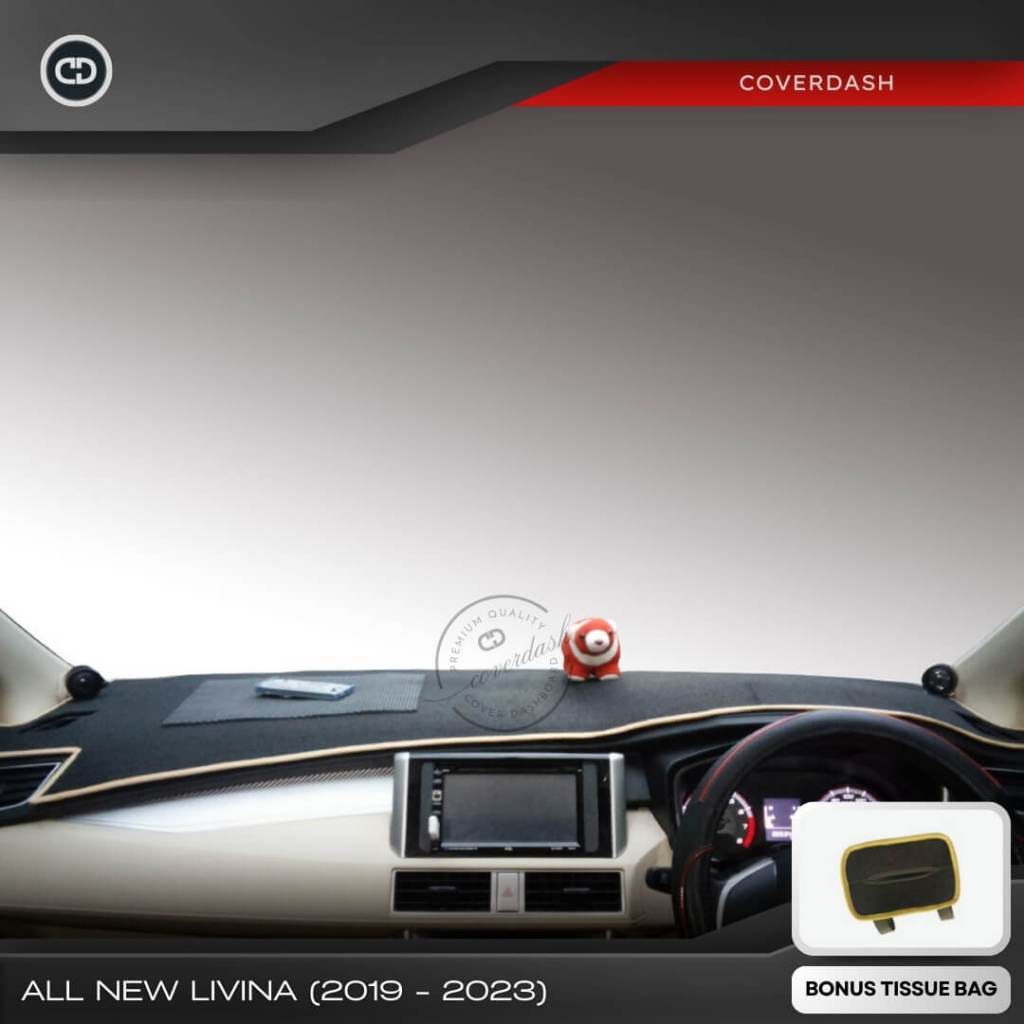 Alas Penutup Cover Pelindung Dashboard Mobil Nissan All New Livina (2019 - 2023) Aksesoris Karpet Da