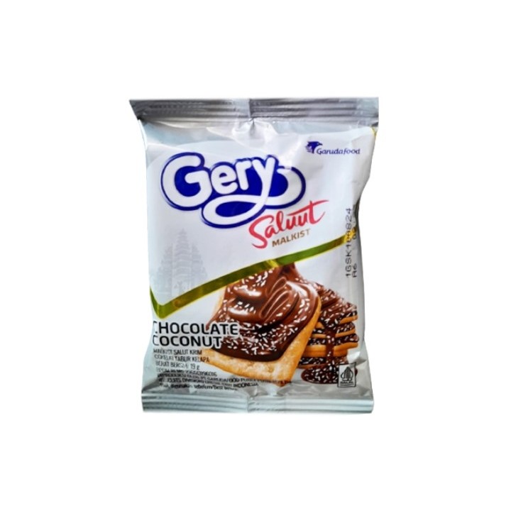 

Gery Saluut Malkist Coklat Tabur Kelapa 19 gr 1 Dus Isi 132 Pcs