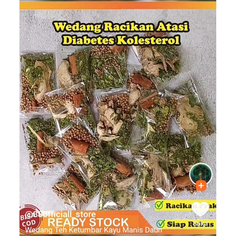 

Wedang Atasi Kolesterol Diabet jahe ketumbar kelor kayu manis