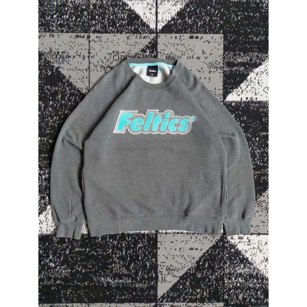 Crewneck Grey Feltics towel reflective