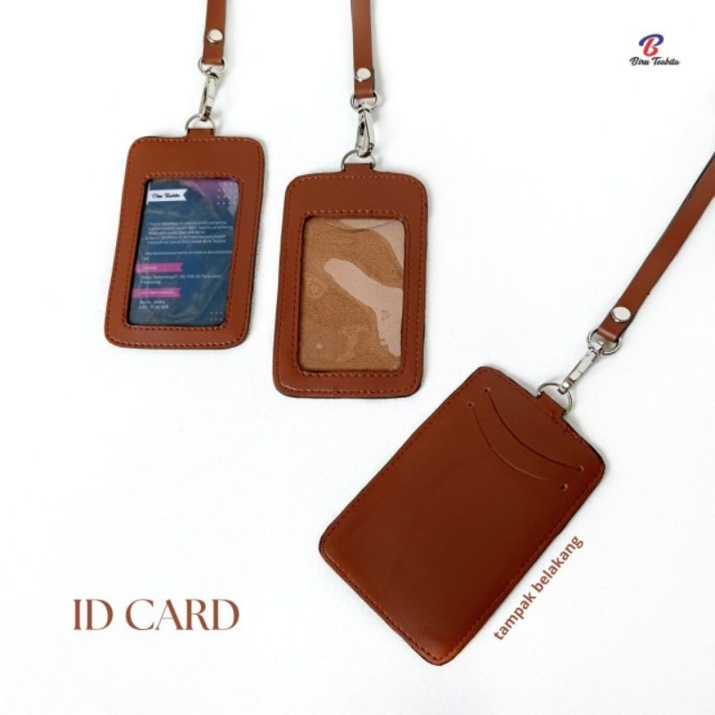 

ID Card By Biru Tsabita - Kulit Sintetis Brown