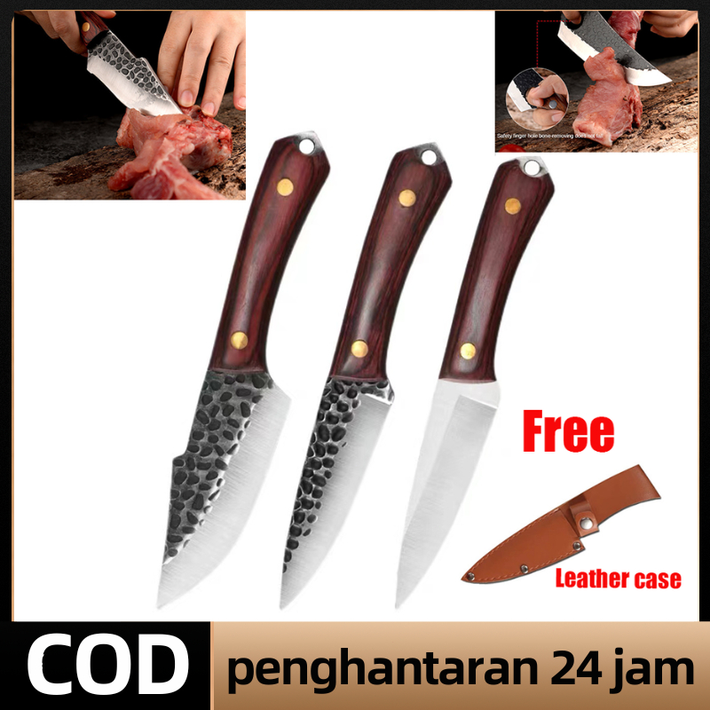 MIELEE Pisau dapur tajam pisau berburu daging super tajam Untuk Daging Ori Jepang Kitchen Knives per