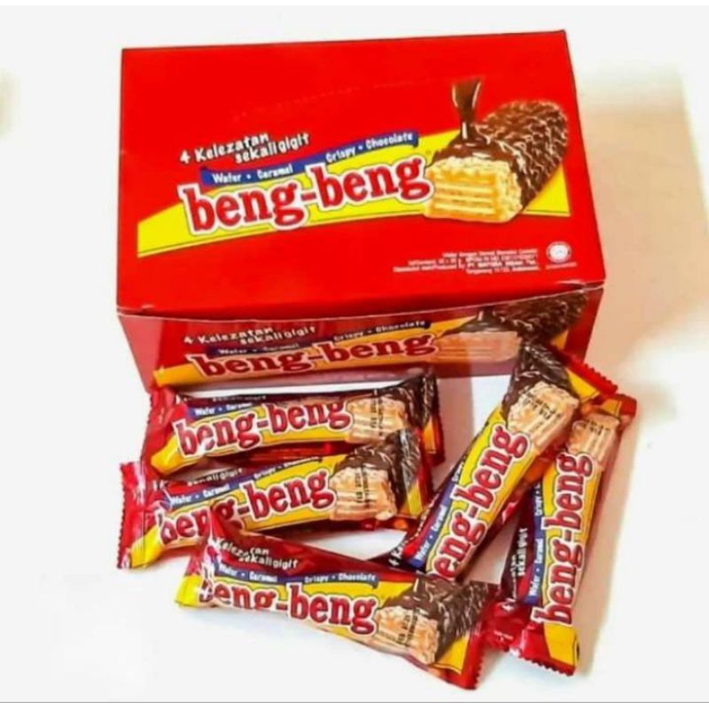 

coklat beng beng harga 1pcs / 1 box isi 17