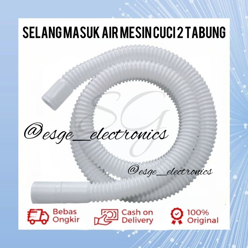 SELANG MASUK AIR MESIN CUCI 2 TABUNG SELANG INLET MESIN CUCI DUA TABUNG SELANG AIR MESIN CUCI 2 TABU