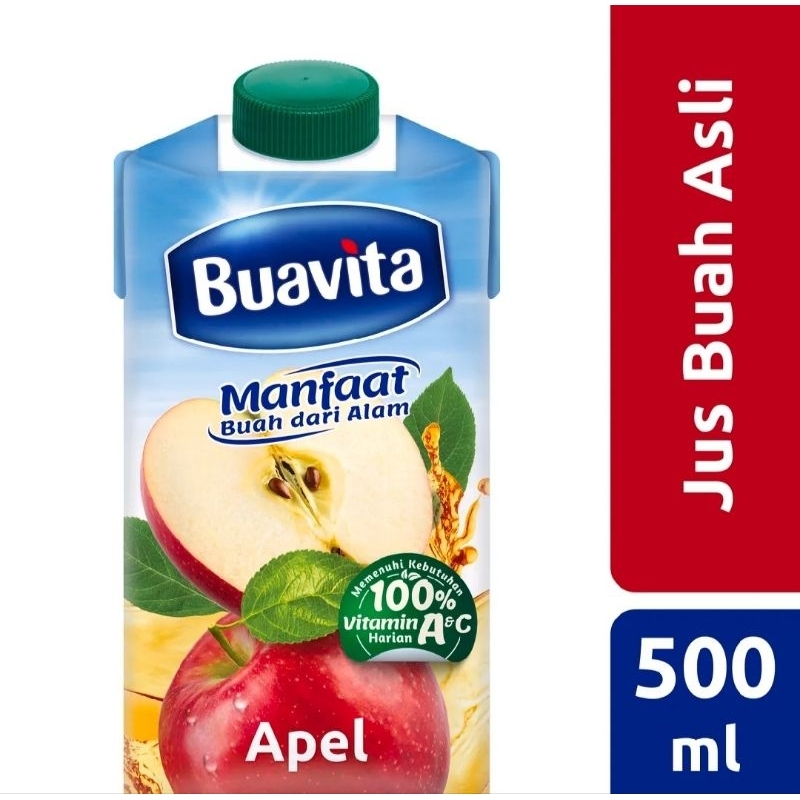 

Buavita Jus Buah Asli Apel 500Ml