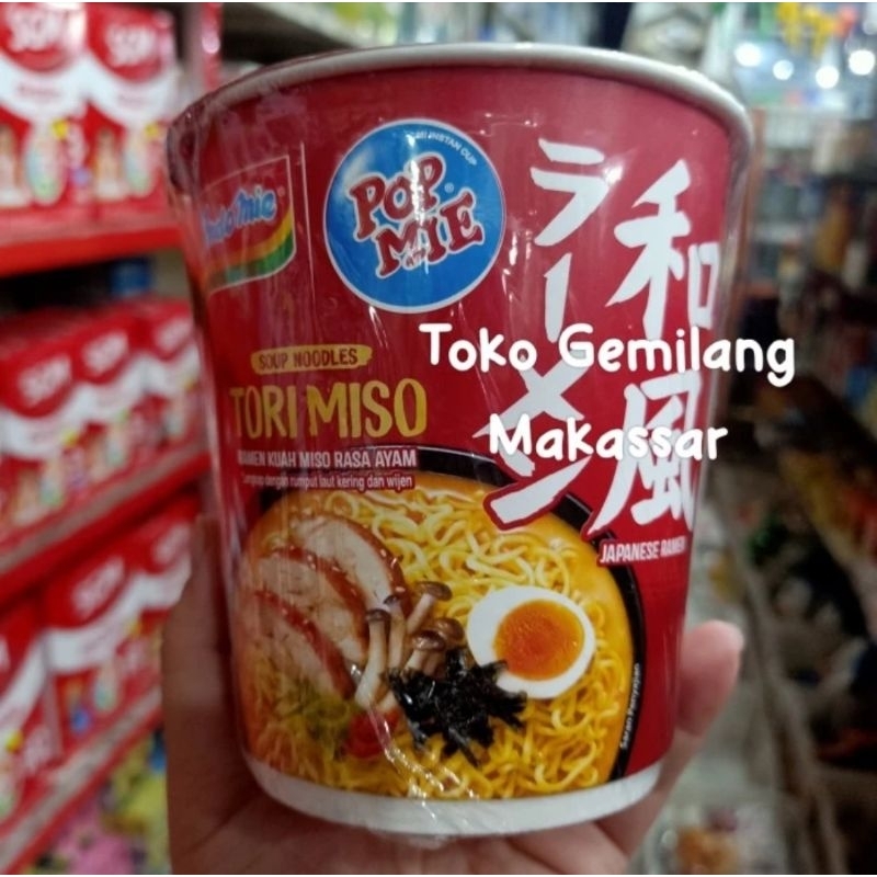 

Pop Mie Tori Miso Ramen Kuah Miso Rasa Kaldu Ayam
