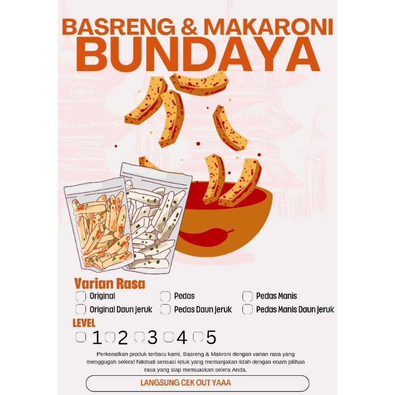 

Basreng Varian Rasa Sensasional - 250g: Camilan Renyah & Gurih untuk Setiap Suasana!