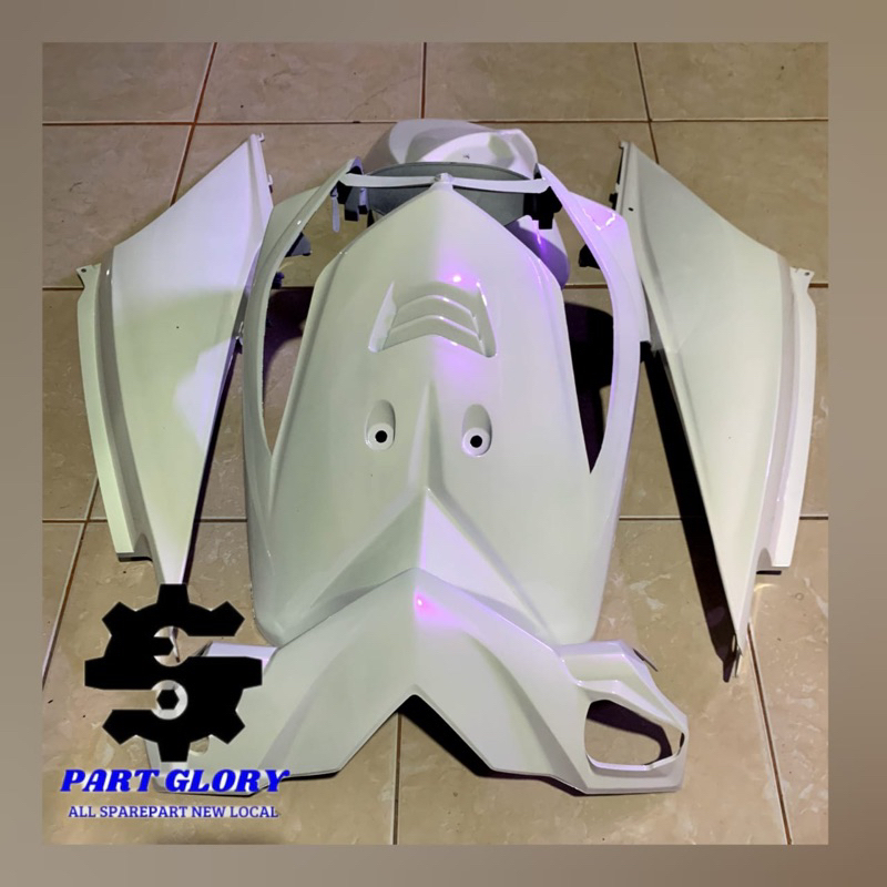 body halus honda beat karbu warna putih lembayung ungu