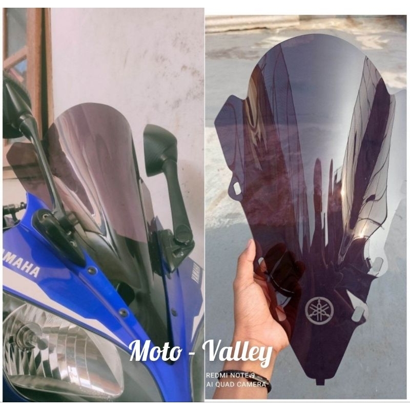 Visor Yamaha R15 V2 Model Jenong Plus Baut Variasi