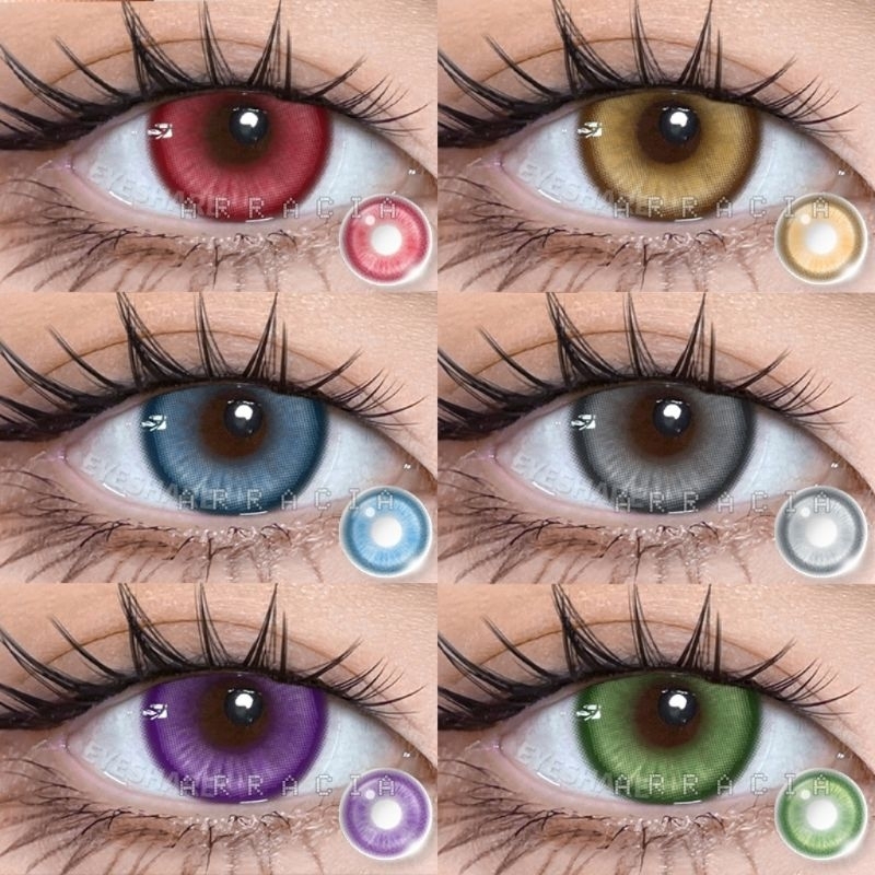 READY STOCK Softlens Lensa Kontak Contact Lens Eyeshare Madrid Warna Cosplay Karakter Anime Manga Ga