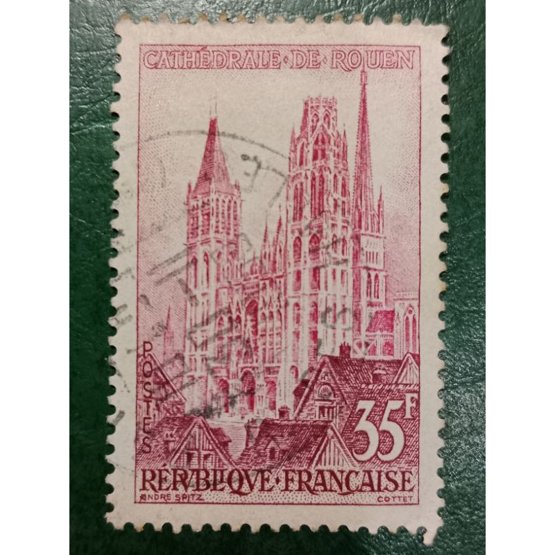 

Prangko Perancis 35 Fr Tahun 1957 USED