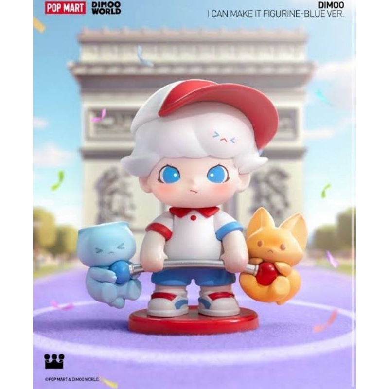 [POP MART SEALED] Dimoo Blister I Can Make It Figurine Blue Ver Ready Stock POPMART