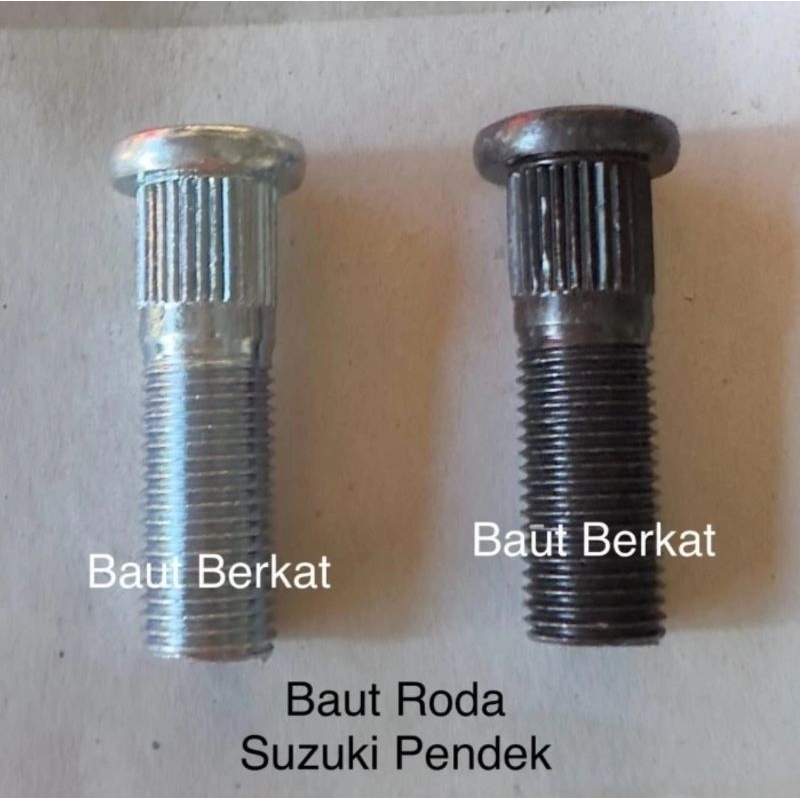 (BAUT SAJA) baut pendek 12x1.25 kunci 19 baut panjang 12x1.25 kunci 19 baut roda carry pendek ertiga