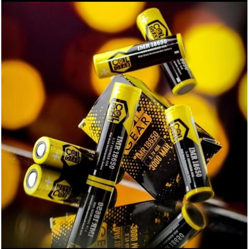 Baterai Original Coil Gear Kuning 18650 3000mAh