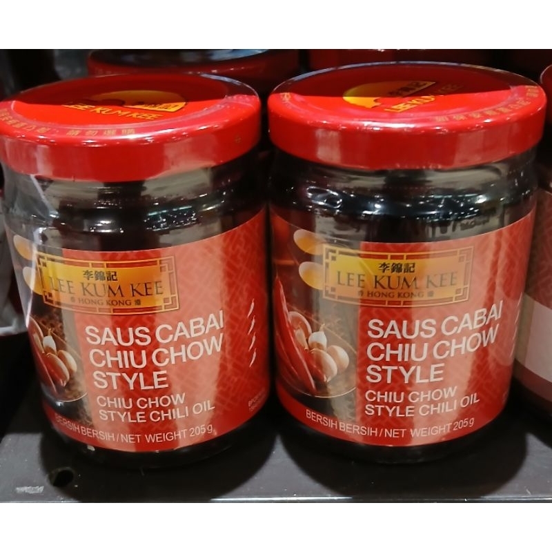

LEE KUM KEE Chiu Chow Style Chili Oil Saus Cabai Chiu Chow Style 205g - LM