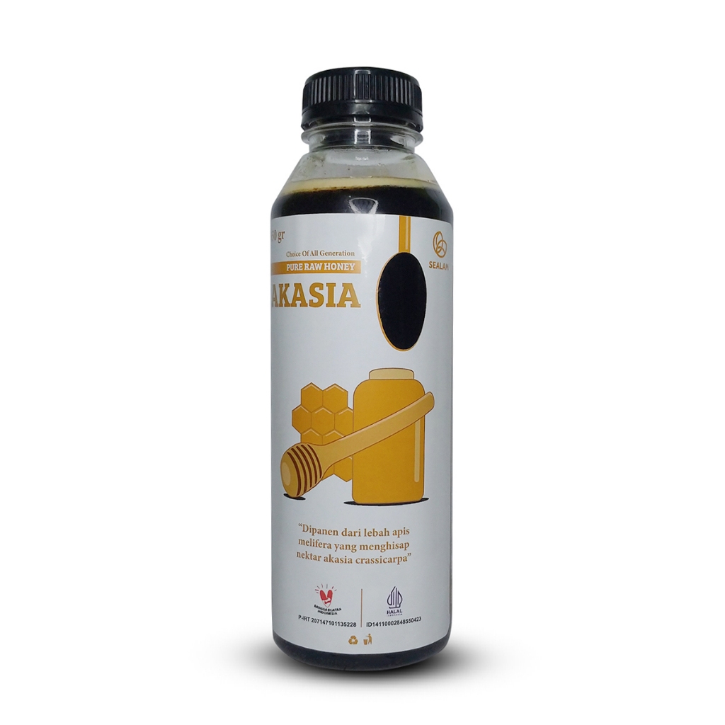 

Sealam - Madu Akasia Murni Kemasan 650gr 100% Pure Raw Honey Dipanen Dari Peternakan Lebah Sumatera