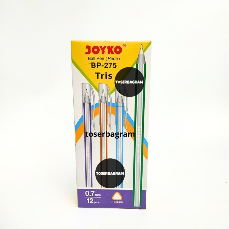 

(12 PCS) Pulpen Joyko Tris BP-275