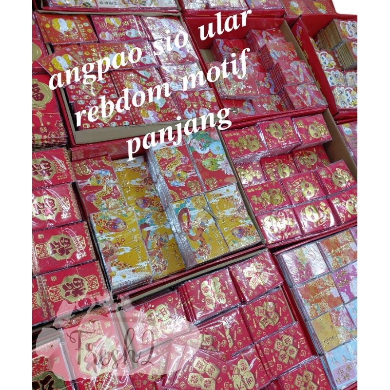 

3 CEBAN ANGPAO IMLEK PANJANG SIO ULAR / ANGPAO MURAH /