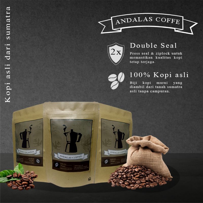 

bubuk kopi ANDALAS (Robusta)