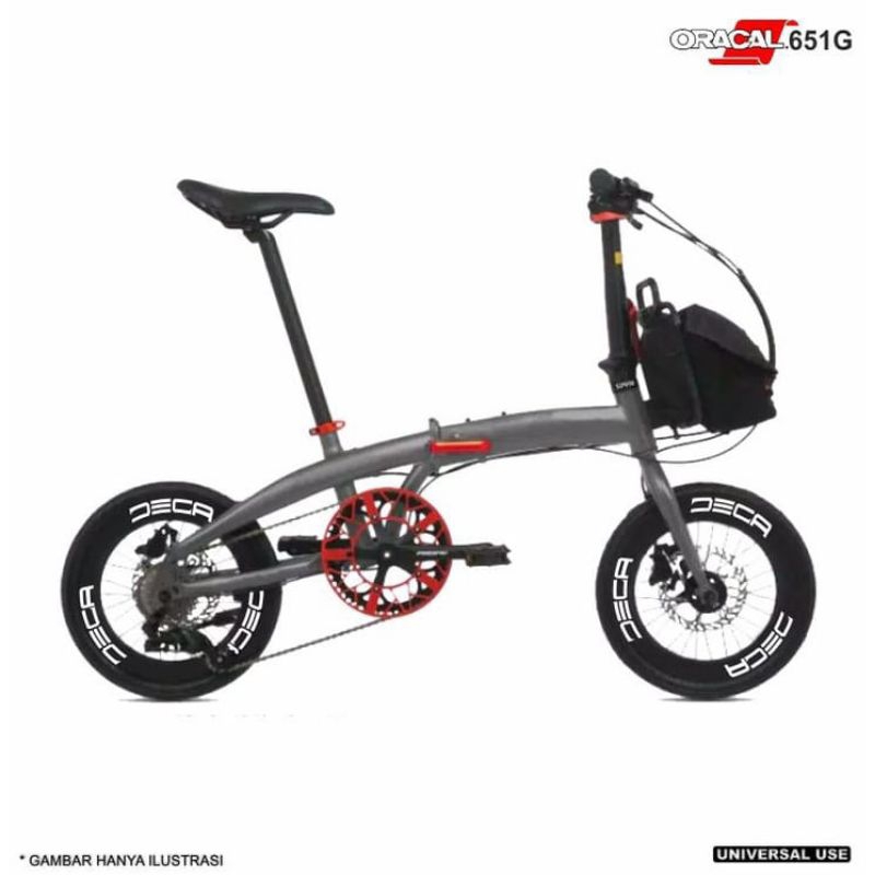 DECA CUTTING STIKER VELG RIM 20 (406) 20 murni