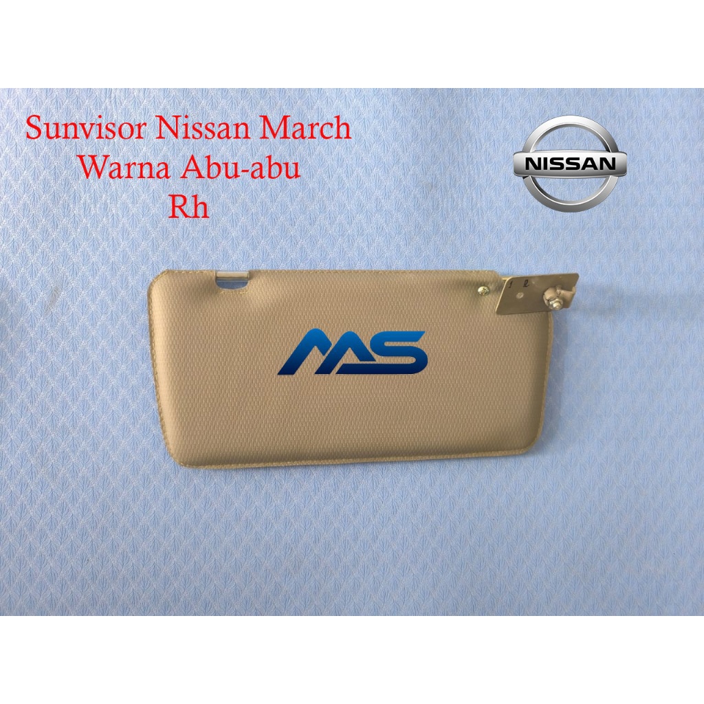Terbaru Sunvisor Kw + Cantolan - Sunvisor Nissan March - Warna Abu Abu (Pelindung Matahari)