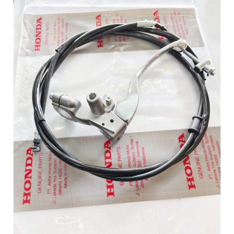 Kabel Rem Belakang Beat karbu sepaket + dudukan spion kiri + hendle rem  + bonus baut handle beat ka