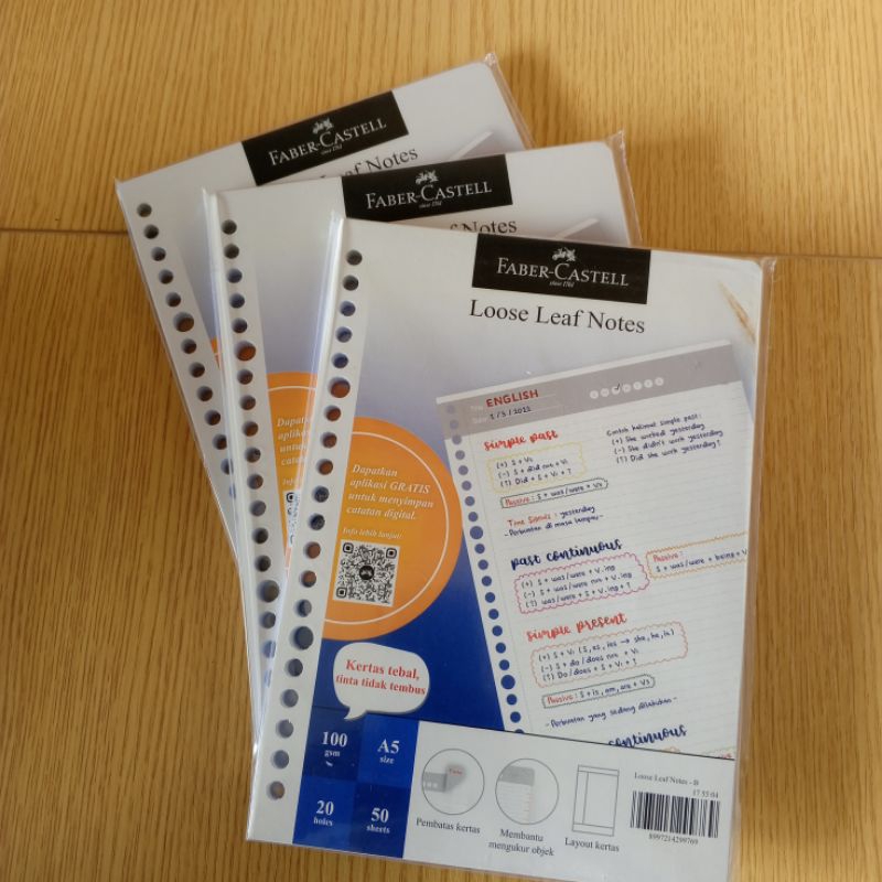 

Loose leaf A5 faber Castell isi 50 lbr