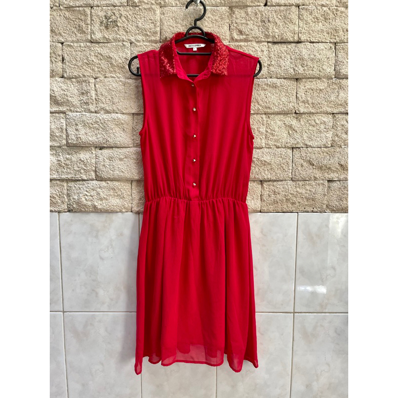 ColorBox Dress Merah Wanita Preloved