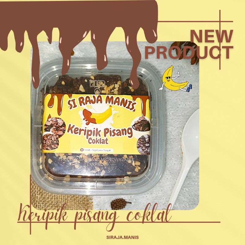 

Keripik pisang coklat Siraja manis