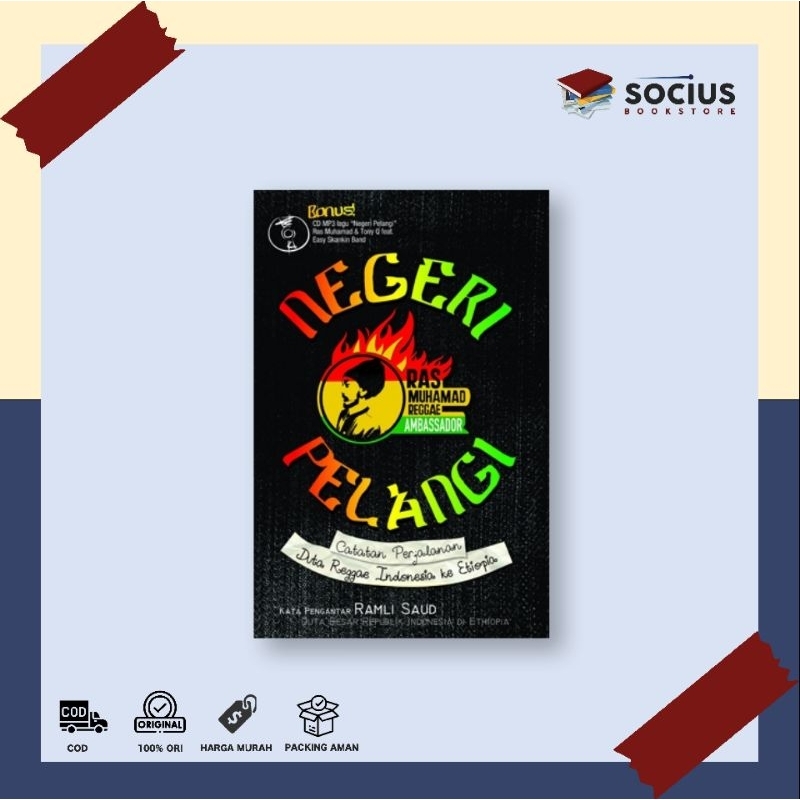 BUKU BIOGRAFI [ ORIGINAL ] NEGERI PELANGI [ BONUS CD MP3 NEGERI PELANGI]