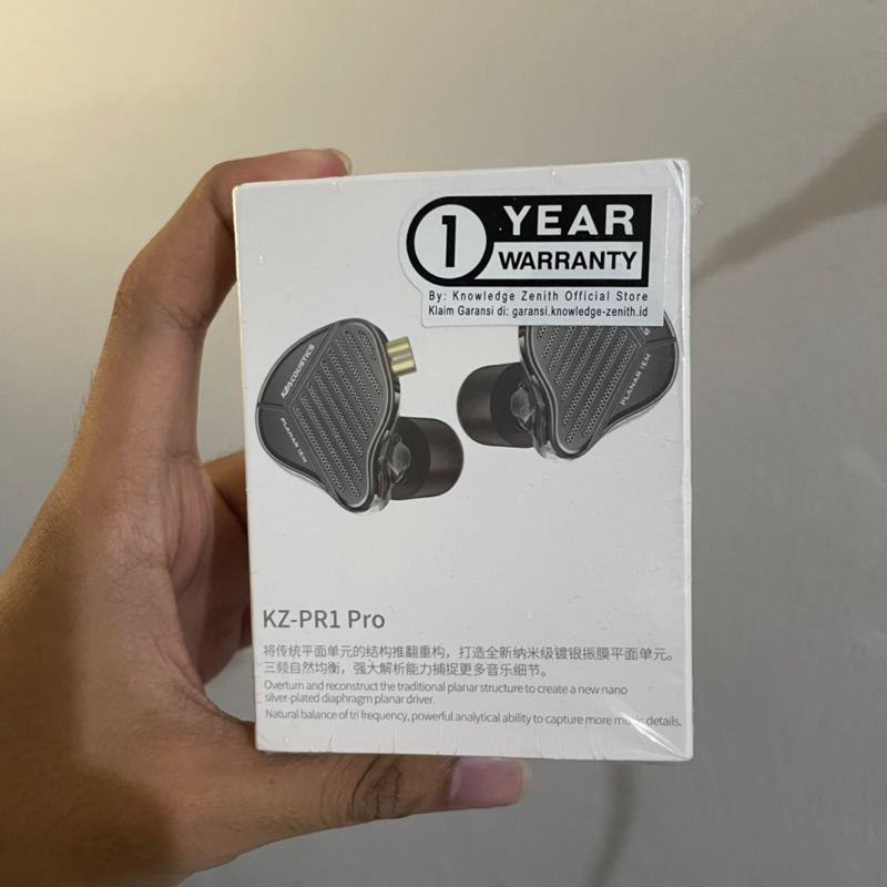 KZ PR1 Pro In-Ear Earphone Planar Gray 13.2mm Driver 100dB Sensitivity