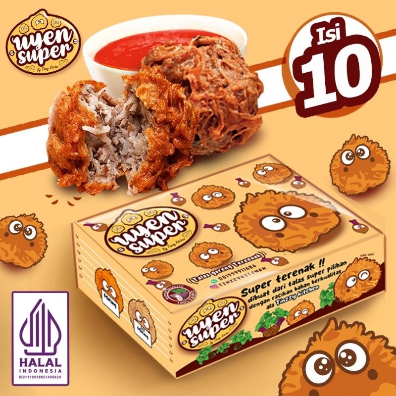 

UYEN GORENG TALAS GORENG KELADI GORENG BOLA TALAS ENAK(1 BOX = 10 PCS UYEN)