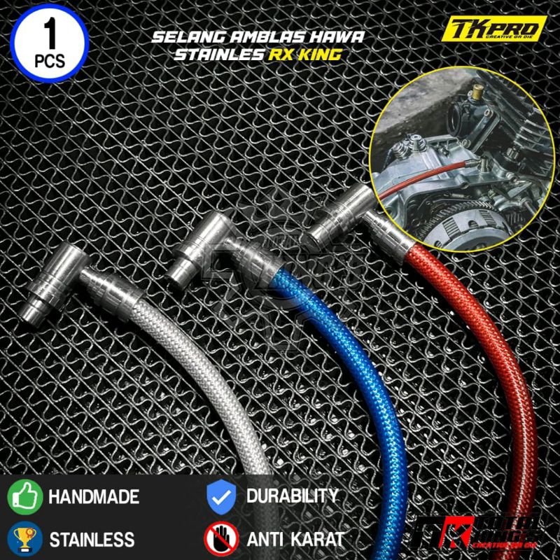 AMBLAS NEPEL HAWA MESIN STAINLES