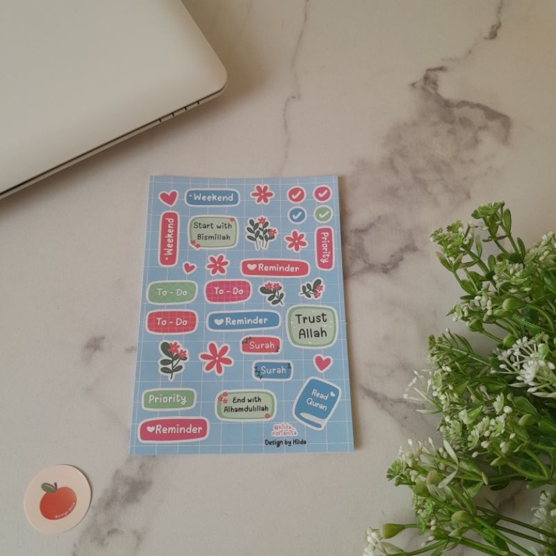 

Muslim Sticker Sheet for Journaling