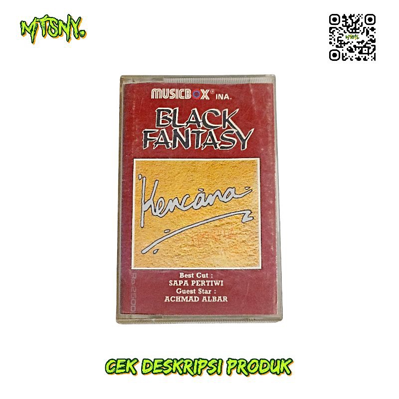 Kaset Pita Musik Band Jazz Black Fantasy Album Kencana Musicbox 1987