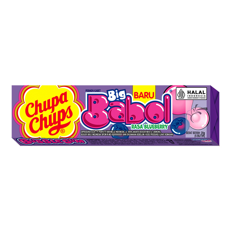 

CHUPA CHUPS BB BLUEBERRY STICK 20GR