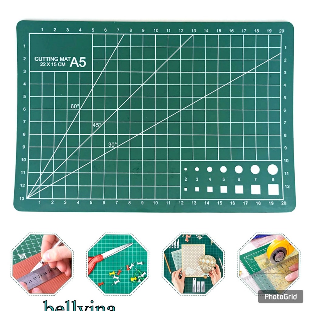 

Pad Cutting Mat Alas Potong Papan Kerja A5 22 x 15 cm