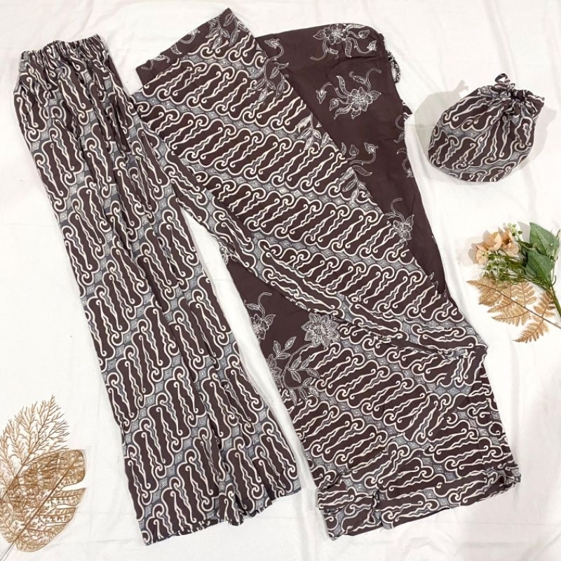 MUKENA RAYON PREMIUM adem Batik Kelengan Encim