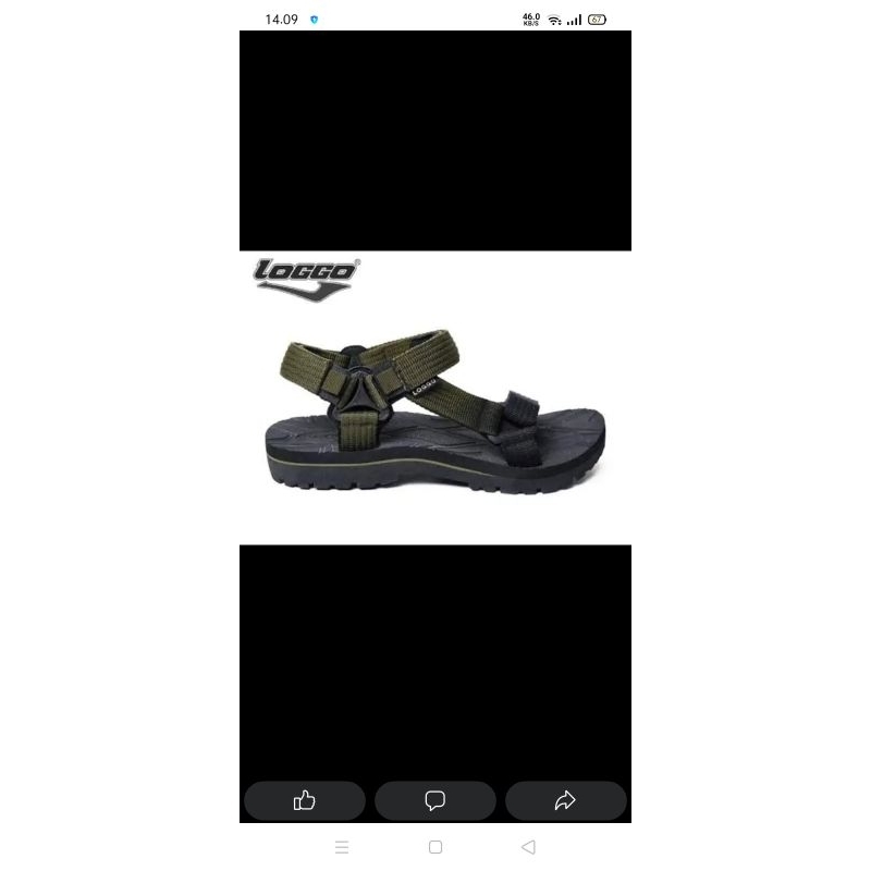 SANDAL GUNUNG LAKI "LOGGO"