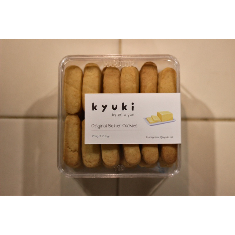 

Original Butter Cookies Kyuki by Oma Yan - Kue Kering 200gr