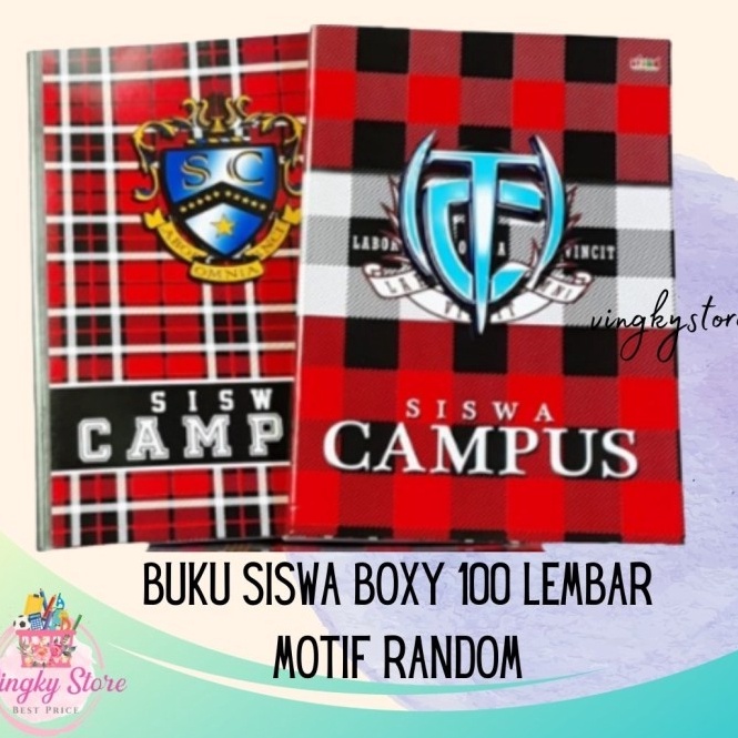 

YJTTP462 Buku Tulis Siswa Campus Boxy 1 Lembar 1 PAK Isi 5 pc