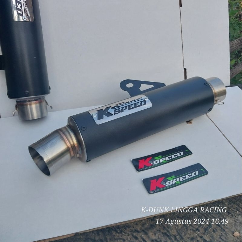 Silencer Tabung Knalpot Racing Aerox Beat Vario dll K-speed Samlong Kawa dragg