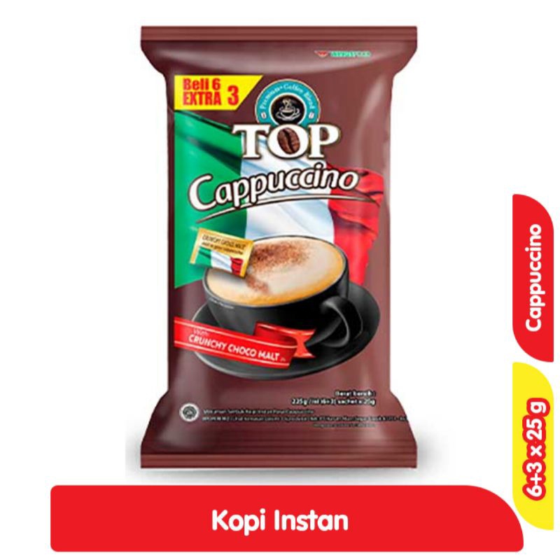

TOP Coffee Instant Cappuccino 6+3 x 25 g